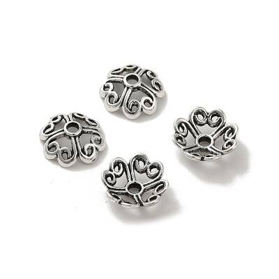 Tibetan Style Alloy Bead Caps