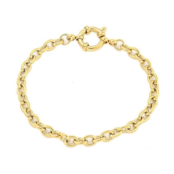304 Stainless Steel Cable Chain Bracelets for Women