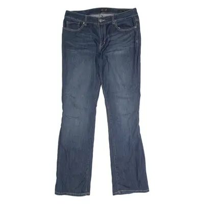 7 FOR ALL MANKIND Womens Jeans Blue Regular Bootcut Stone Wash W34 L34