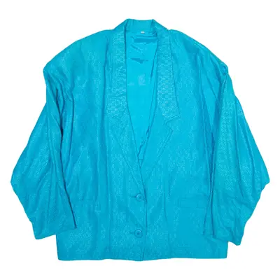 Womens Blazer Coat Blue M