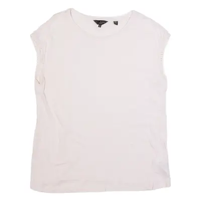 TED BAKER Womens Vest Pink Sleeveless M