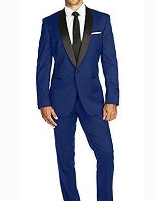 Dusty Blue Groomsmen Suits