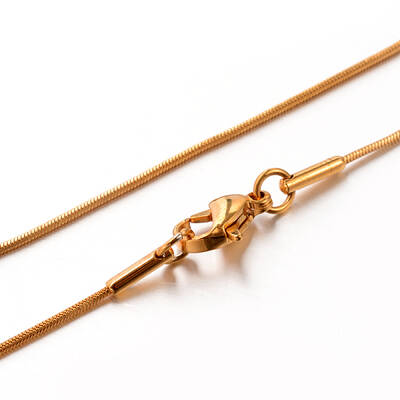 304 Stainless Steel Snake Chain Necklaces