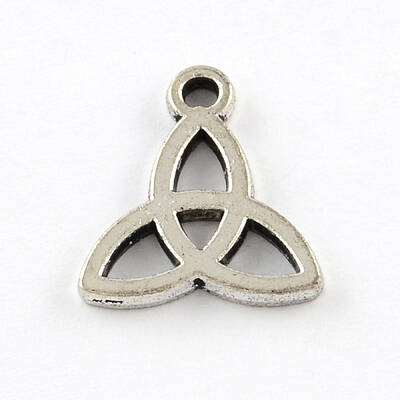 Tibetan Style Zinc Alloy Triangle Pendants