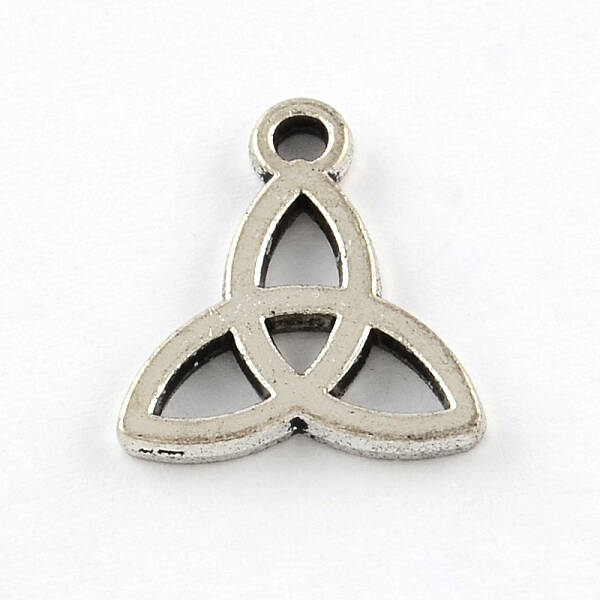 Tibetan Style Zinc Alloy Triangle Pendants