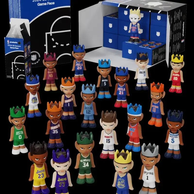 NBA Game Face 100% Blind Box Pick Your Player Break (12) Game Faces DUTCH AUCTION