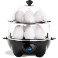 Deluxe Rapid Egg Cooker, 12-Capacity for Hard-Boiled,Poached,Scrambled Eggs,Omelets, Steamed Veggies, Auto Shut-Off,boiler El...