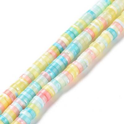 Natural Trochid Shell Beads Strands