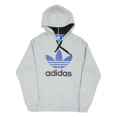 ADIDAS Mens Grey Hoodie M