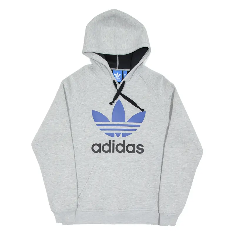 ADIDAS Mens Grey Hoodie M
