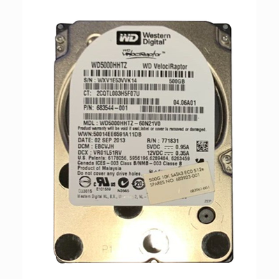 683923-001 HP 500GB 10000RPM SATA 6Gb/s 64MB Cache 2.5-inch Hard Drive