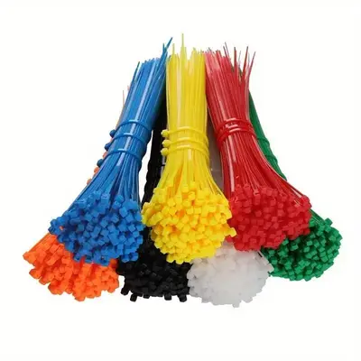 Cable Zip Ties, 8.0 Inch Plastic Wire Ties, Self-locking Nylon Tie Wraps, Reusable Flexible Plant TiesĀ for Indoor Outdoor,Ā ...