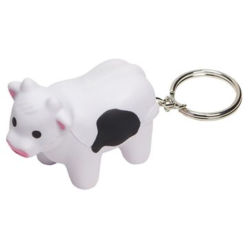 150 Customized Milk Cow Key Chain - Stress Reliever - Polyurethane