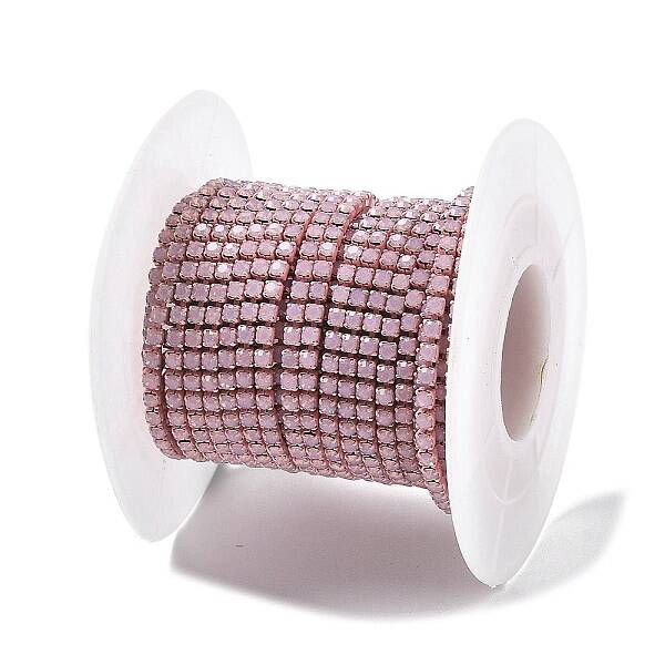 Iron Rhinestone Glass Cup Chain