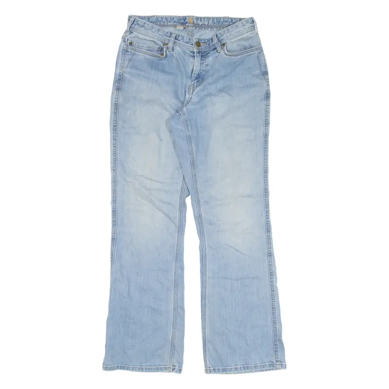 CARHARTT Womens Jeans Blue Regular Bootcut W28 L30