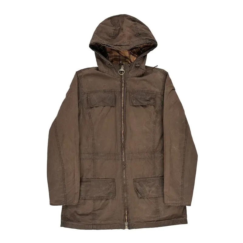 Barbour Jacket - Medium Brown Cotton Blend