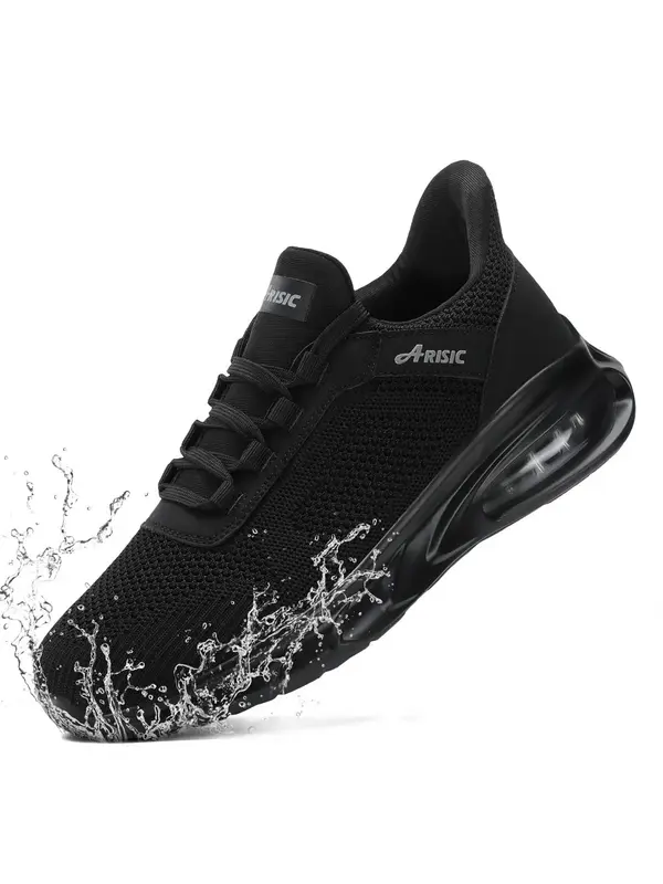 Men's Waterproof Non-slip Work Shoes, Casual Breathable Comfortable Sports Running Shoes, Fashionable Sneakers for Daily Wear...