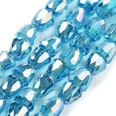 Electroplate Glass Beads Strands