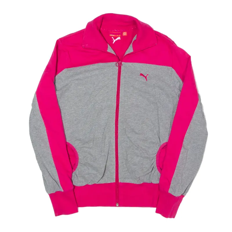 PUMA Track Jacket Pink Womens UK 12