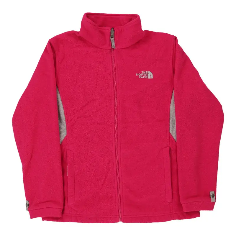 Age 12-13 The North Face Fleece - Large Pink Polyester