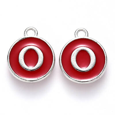 Platinum Plated Alloy Enamel Charms