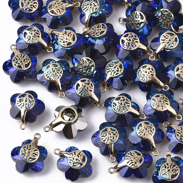 Electroplate Glass Pendants