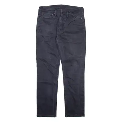 LEVI'S 511 Jeans Mens Grey Slim Straight Stone Wash W36 L32