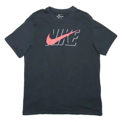 NIKE Mens T-Shirt Black L