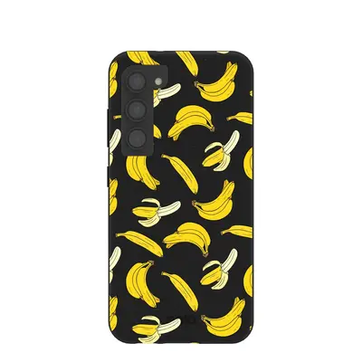 Black Go Bananas Samsung Galaxy S23 Case