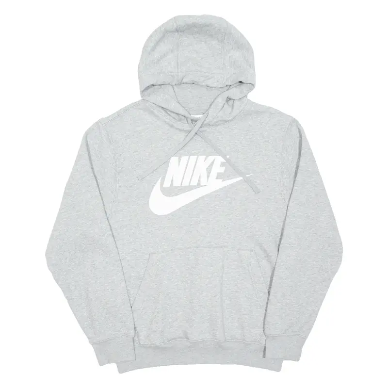 NIKE Womens Grey Hoodie Pullover S