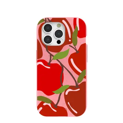 Bubblegum Pink Apple of My Eye iPhone 15 Pro Case