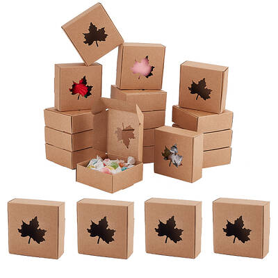 Folding Kraft Paper Cardboard Jewelry Gift Boxes