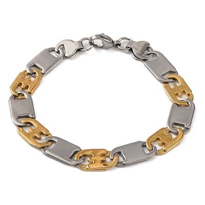 201 Stainless Steel Mariner Link Chain Bracelets