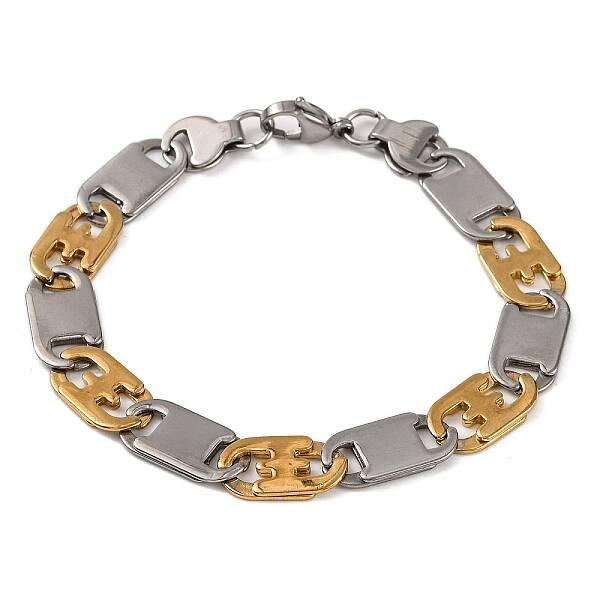 201 Stainless Steel Mariner Link Chain Bracelets