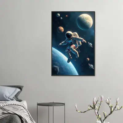 Nebula Dreams - Ethereal Woman Portrait