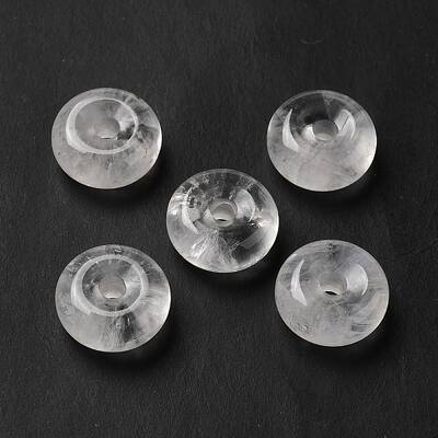 Natural Quartz Crystal European Pendants