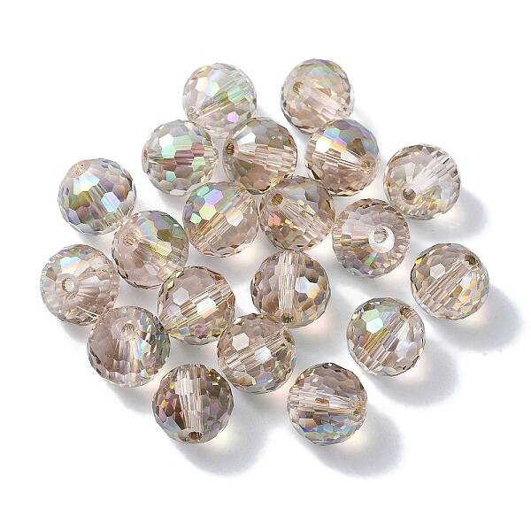 AB Color Plated Glass Beads