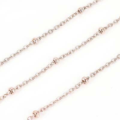 3.28 Feet Ion Plating(IP) 304 Stainless Steel Cable Chains