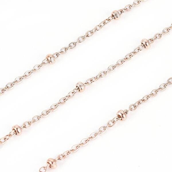 3.28 Feet Ion Plating(IP) 304 Stainless Steel Cable Chains
