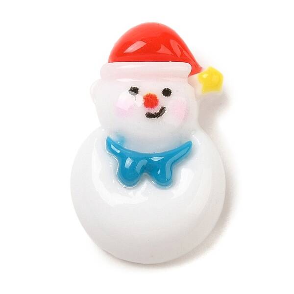Christmas Theme Opaque Resin Cabochons