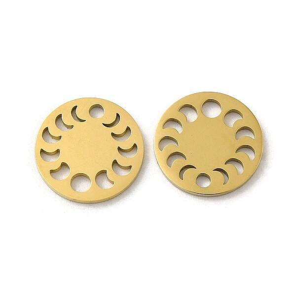 Ion Plating(IP) 304 Stainless Steel Connector Charms