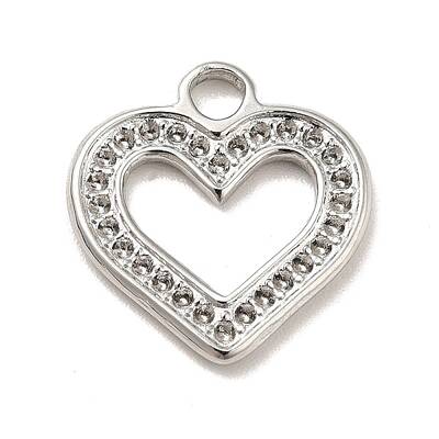Non-Tarnish 304 Stainless Steel Pendants Rhinestone Setting