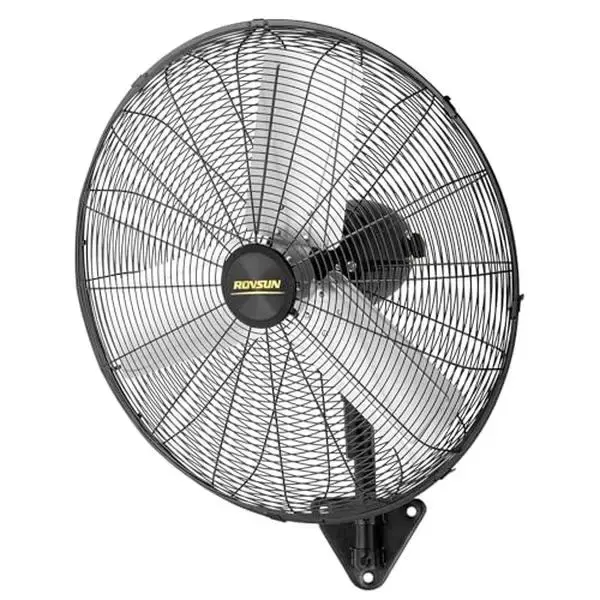ROVSUN 18/20/24/30 Inch Industrial Wall Mounted Fan, Max 10600 CFM High Velocity Wall Mount Fan, Heavy Duty Fan w/ 3 Speed Se...