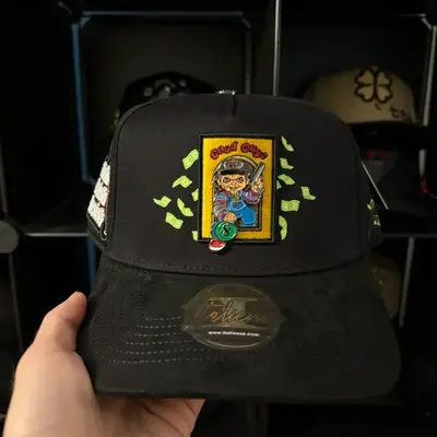 Black Cap Insistir Resistir Persistir - Black Fabric Cap with \