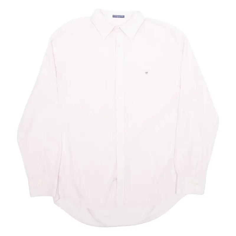 GANT Mens Shirt Pink Pinstripe Long Sleeve L