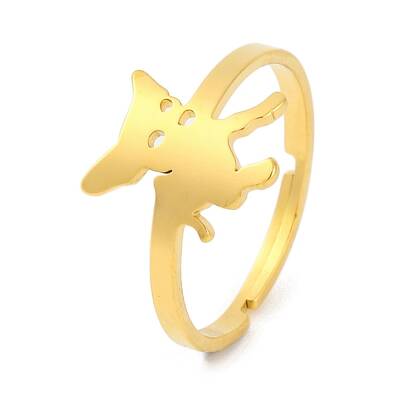 201 Stainless Steel Adjustable Ring for Women