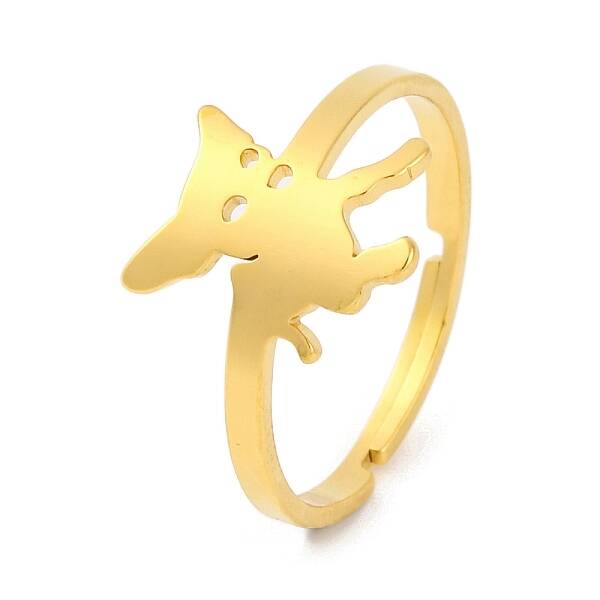 201 Stainless Steel Adjustable Ring for Women