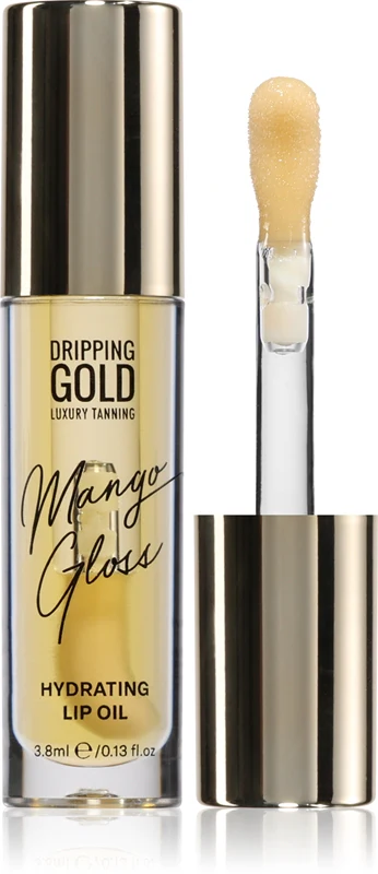 Dripping Gold Cherry Gloss Lip Oil Moisturizing Effect Mango Color 3.8 Ml