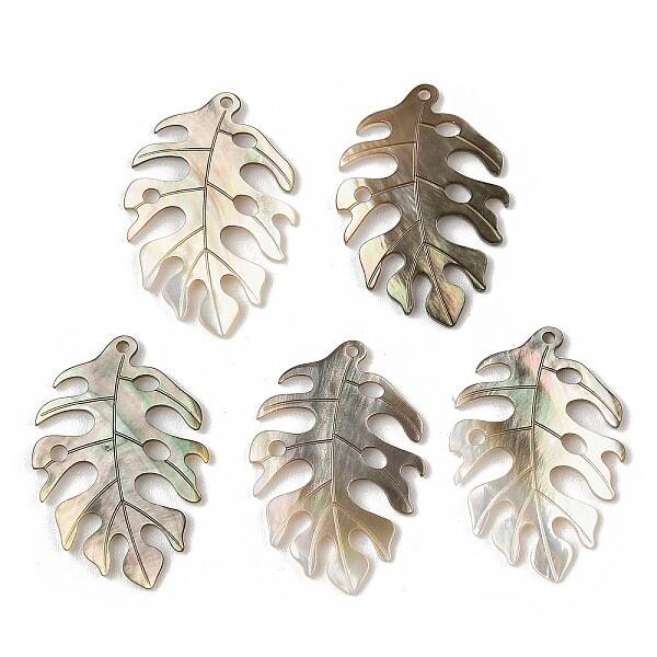 Natural Black Lip Shell Pendants