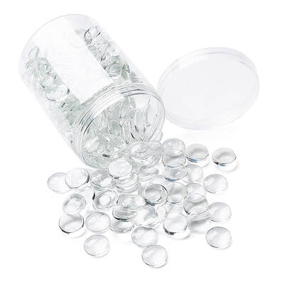 Transparent Glass Cabochons